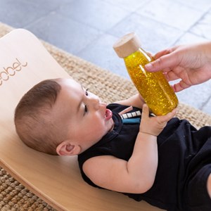 Bouteille sensorielle - float - argent -