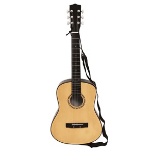 Guitare acoustique en bois avec housse de transport