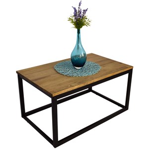 Table basse icub. 50x80x42 cm. Noir