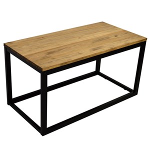 Table basse icub. 40x80x42 cm. Noir