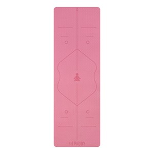 Tapis yoga rose