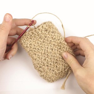 Kit diy - economiseur de savon en jute -