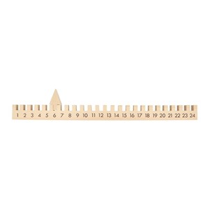 Calendrier de l'avent règle 49 cm