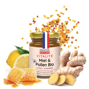 Mélange vitalité pollen & gingembre bio