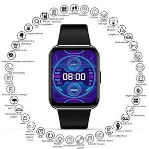 Montre connectee multifonctions