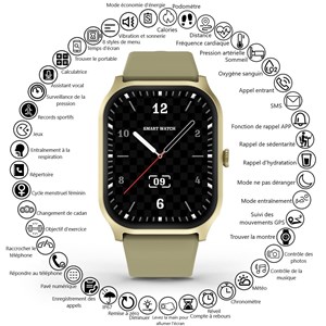Montre connectee multifonctions