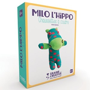 Doudou à faire soi-même - milo l'hippo,