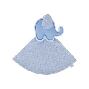 Doudou extra-doux éléphant bleu