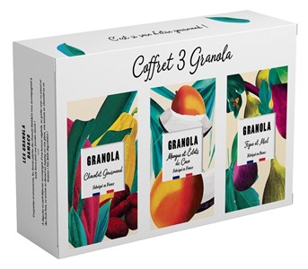 Coffret 3 granola sucrés Bio