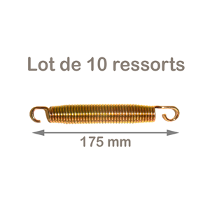 Ressorts trampoline 175mm gold