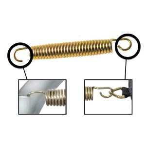 Ressorts trampoline 140mm gold