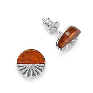 Boucles d'oreilles tropique ambre