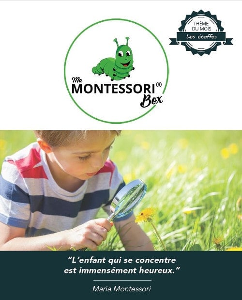 Les Etoffes - Boîte N°2, Sensoriel Montessori