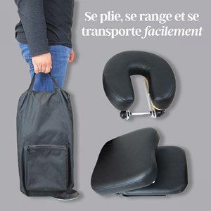 Appui tête de massage transportable
