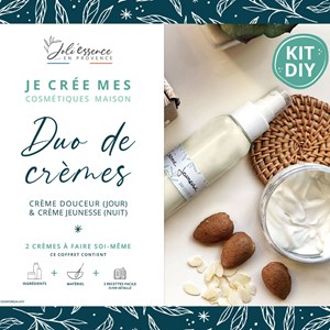 Kit duo de crèmes - cosmétique maison