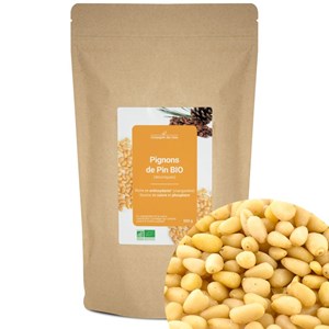 Pignons de pin bio - 500g (décortiqués)