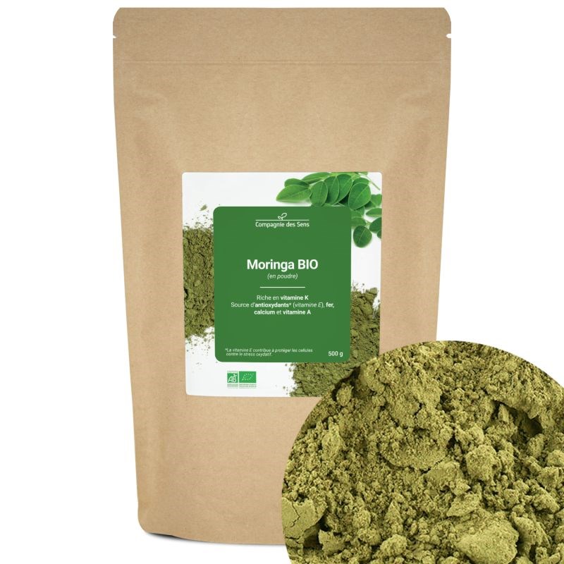 La Compagnie Des Sens - Moringa bio - 500g (en poudre) - riche en vitamine k
