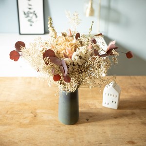 Bouquet de fleurs séchées eucalyptus