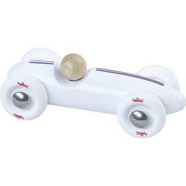 Voiture grand prix vintage pm blanche