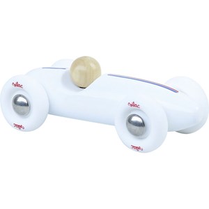 Voiture grand prix vintage pm blanche