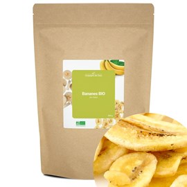 Bananes bio - 500g (en chips)
