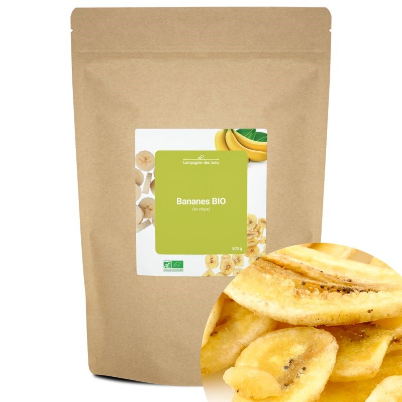 Bananes bio - 500g (en chips)