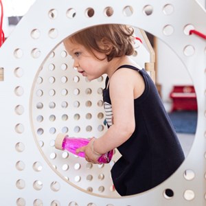 Bouteille sensorielle - float - rose -