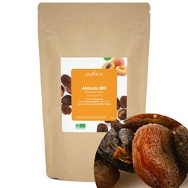 Abricots bio - 1kg (moelleux, dénoyautés, séchés) - riche en potassium