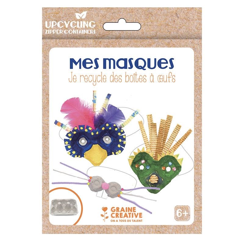 Je transforme ma boîte d'oeufs - coffret