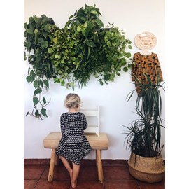 Pack 3 pots textile à arrosage, gris