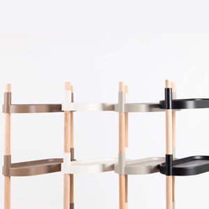 Étagère plantes écorce de pin 8 plateaux