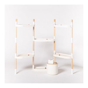 Étagère plantes blanche 6 arrosage auto