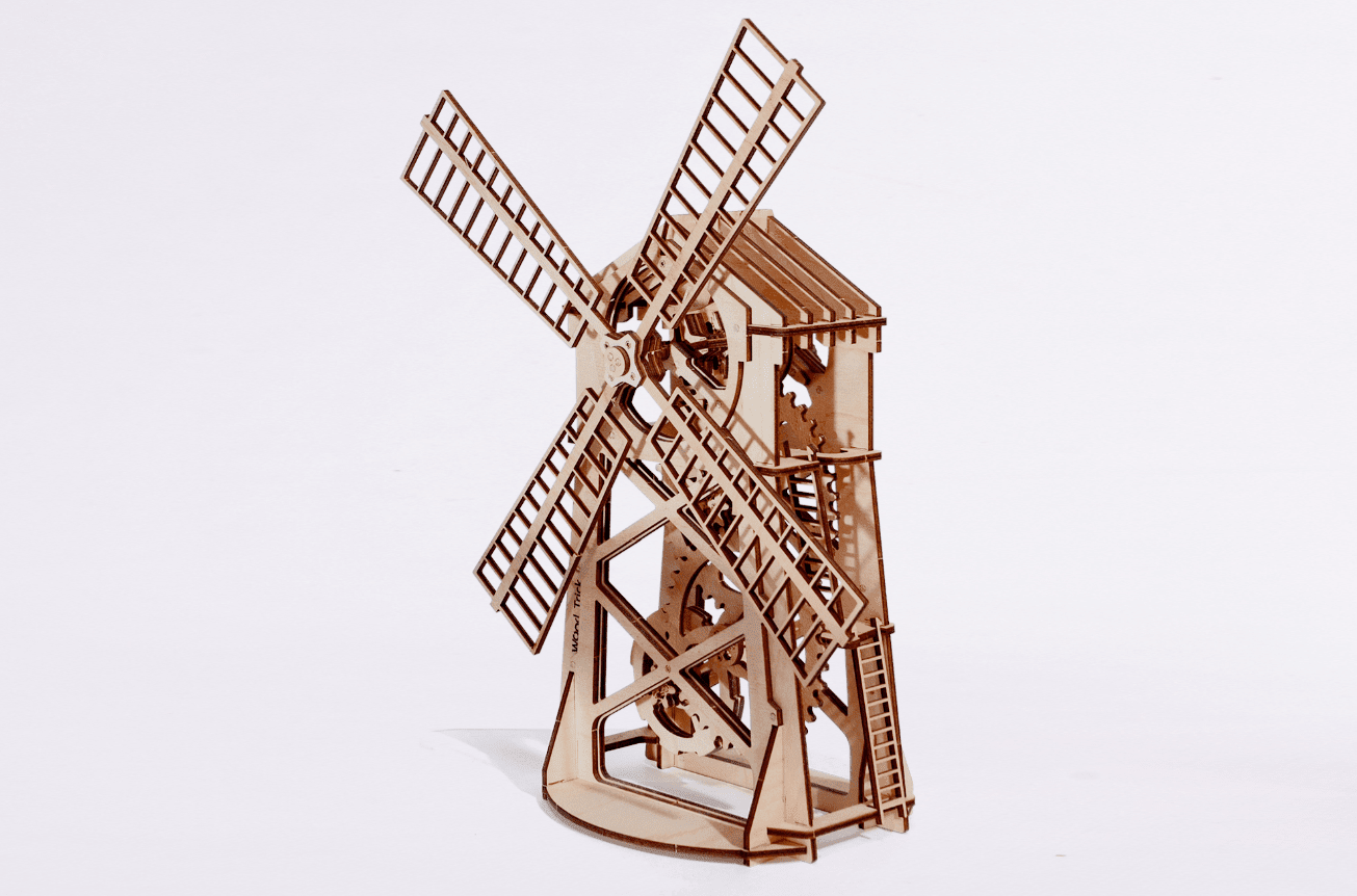 Puzzle 3D - Moulin à vent - Puzzle 3D - Moulin à vent des Pays-Bas - 61  pièces 