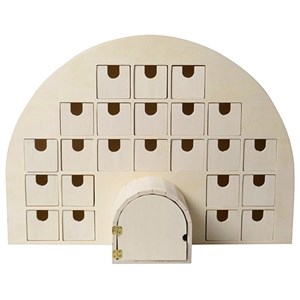Calendrier de l'avent igloo 44 x 32 cm