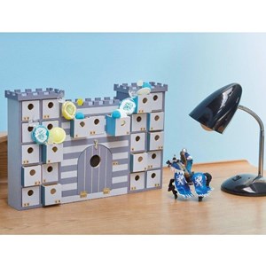 Calendrier de l'avent château à décorer