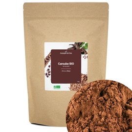Caroube bio - 1kg (en poudre) - riche en fibres