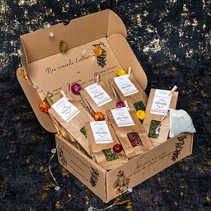 Coffret 6 plantes livret recette tisane