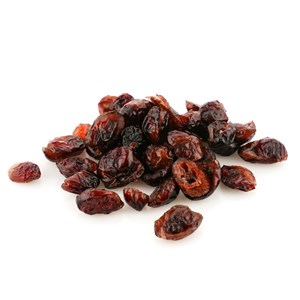 Cranberries bio - 1kg (en moitiés, infusées au jus de pomme, séchées)