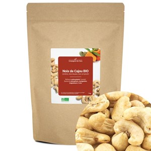 Noix de cajou bio - 1kg (entières, sans