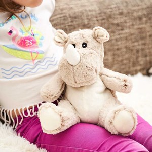 Peluche bouillotte rhino