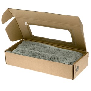 Bouillotte tour de cou gris