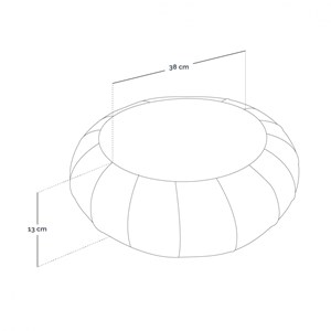 Coussin de méditation - rond