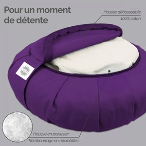 Coussin de méditation - rond