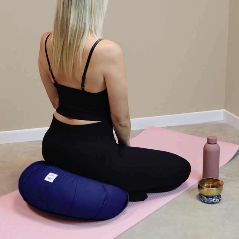 Coussin de méditation - demi-lune