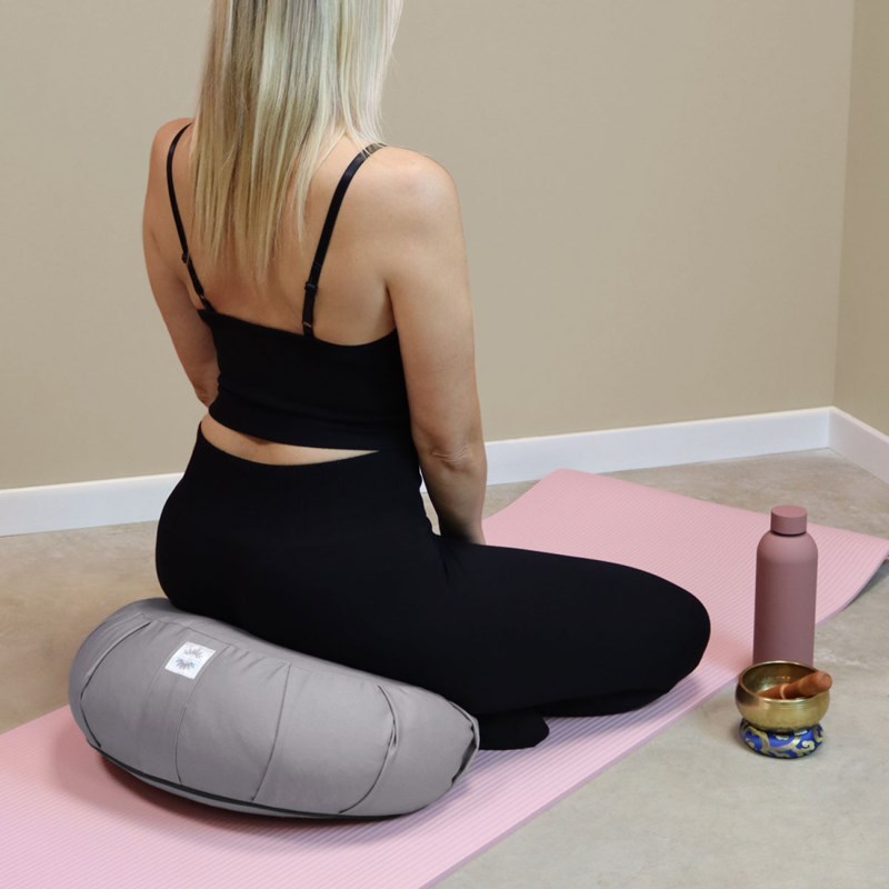 Coussin de méditation - demi-lune