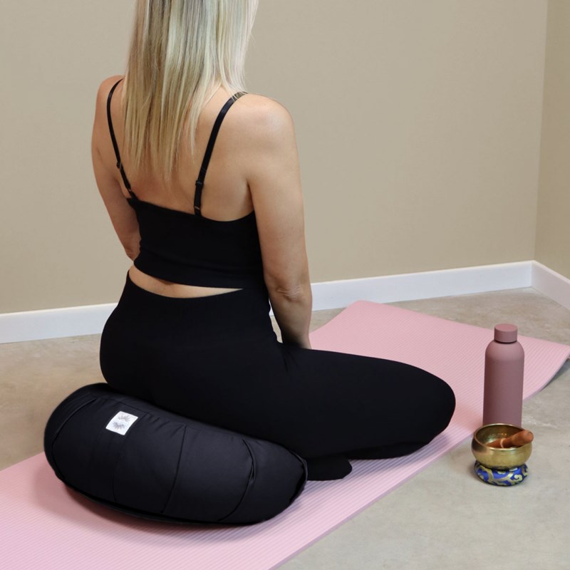 Coussin de méditation - demi-lune