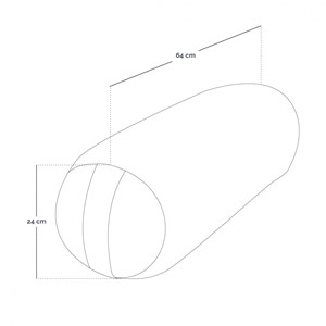 Coussin de yoga - bleu