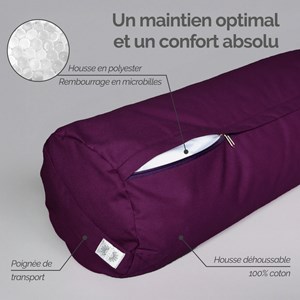 Coussin de yoga - violet