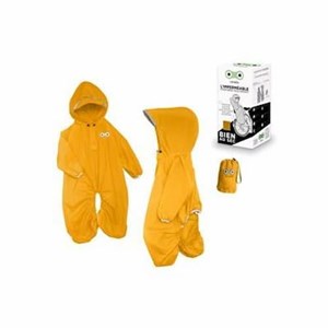 Imperméable jaune pour siège vélo enfan