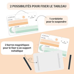 Tableau ma petite routine – jeu éducatif pour apprendre l’autonomie